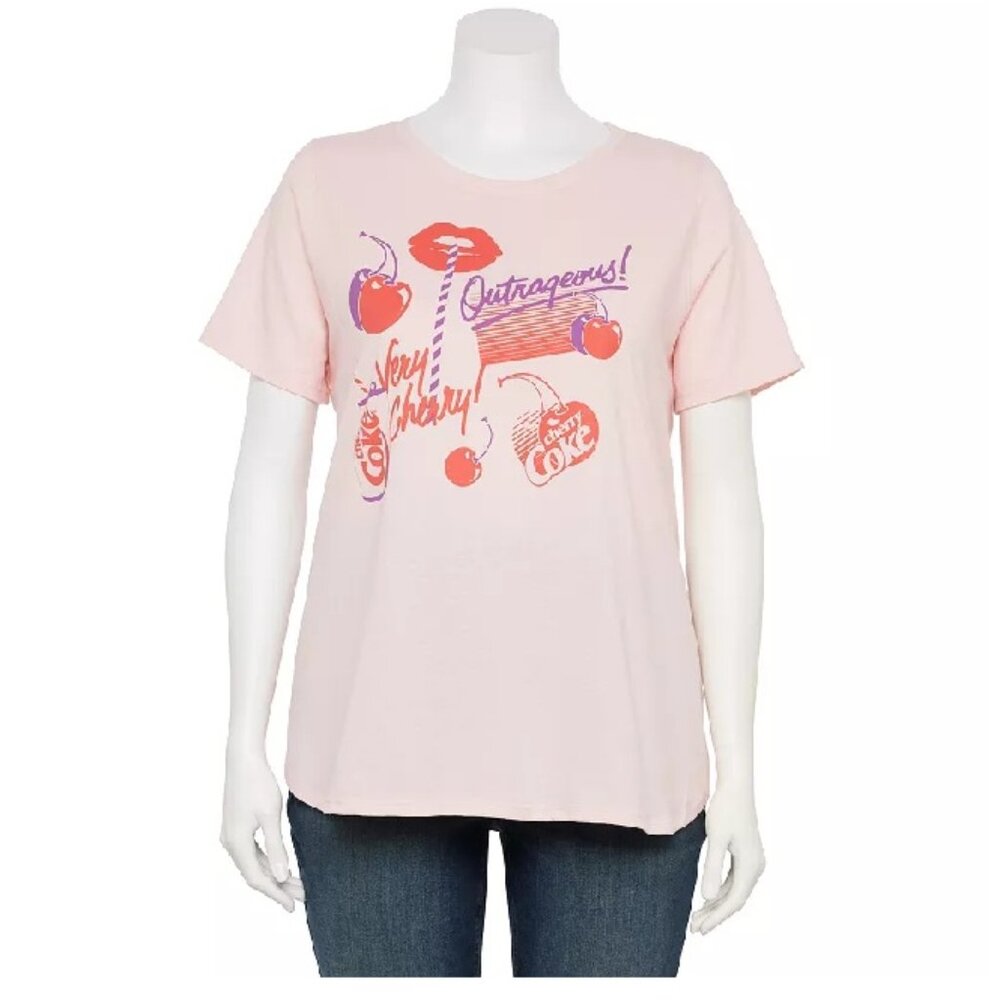 Cherry Coke Collection Tee Size 1X‎